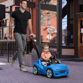 Step2 Whisper Ride Cruiser Push Car Blue 866900 - Colorland Toys